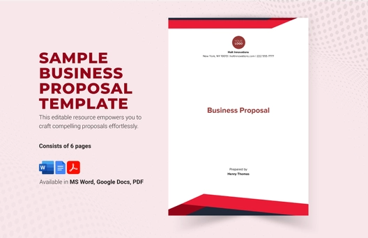 Sample Business Proposal Template