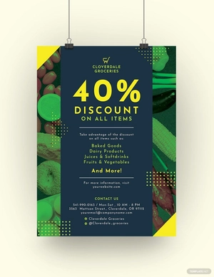 Editable Sale Poster Template