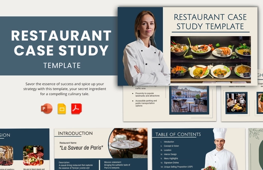Restaurant Case Study Template