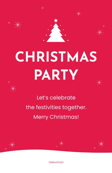 Free Christmas Event Poster Template to Edit Online
