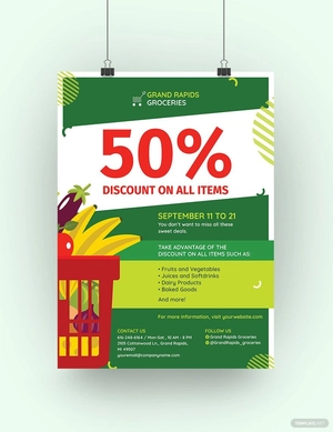 Printable Sale Poster Template