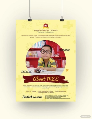 Printable School Poster Template