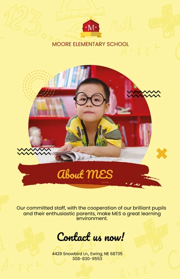 Free Printable School Poster Template to Edit Online