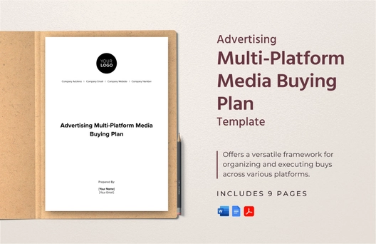 Advertising Multi-Platform Media Buying Plan Template