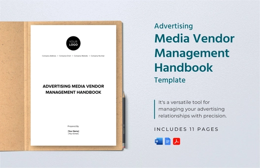 Advertising Media Vendor Management Handbook Template