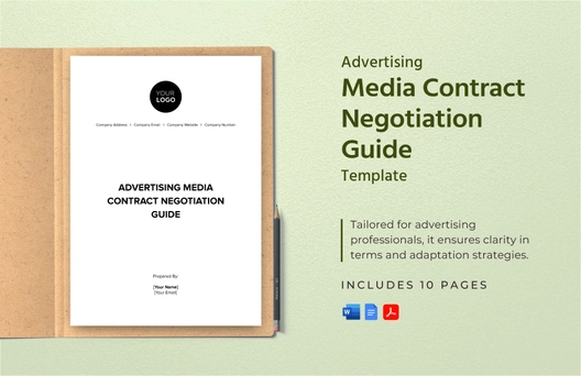 Advertising Media Contract Negotiation Guide Template