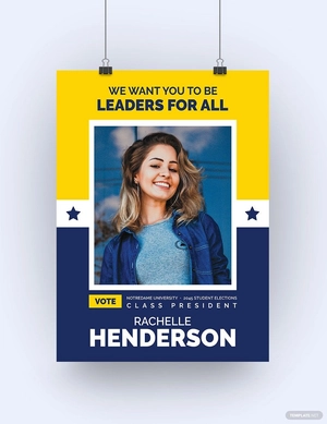 School Election Poster Template