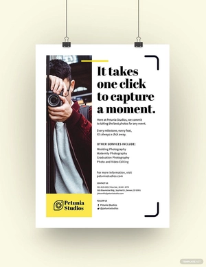 Simple Photography Poster Template