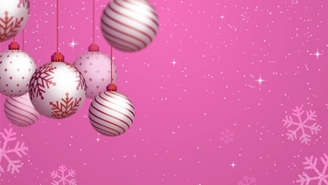 Free Christmas Pink Background Template to Edit Online