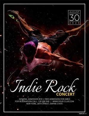 Indie Concert Flyer Template