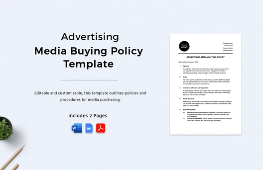 Advertising Media Buying Policy Template