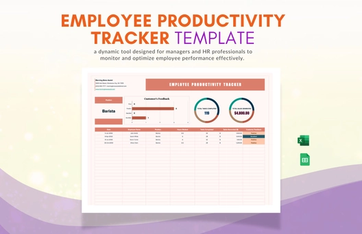 Employee Productivity Tracker Template