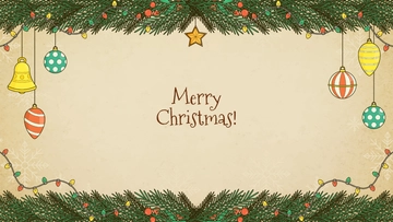 Free Vintage Christmas  Background Template to Edit Online