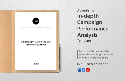 Advertising In-depth Campaign Performance Analysis Template