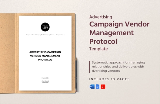 Advertising Campaign Vendor Management Protocol Template