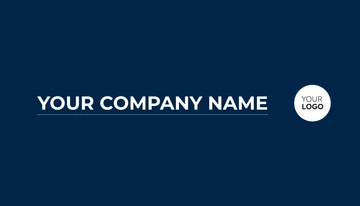 Enterprise Sales Executive Business Card Template