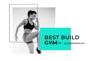 Free Fitness Gym Presentation Template to Edit Online