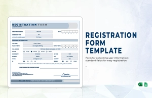 Registration Form Template