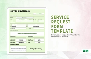 Service Request Form Template