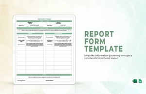 Report Form Template