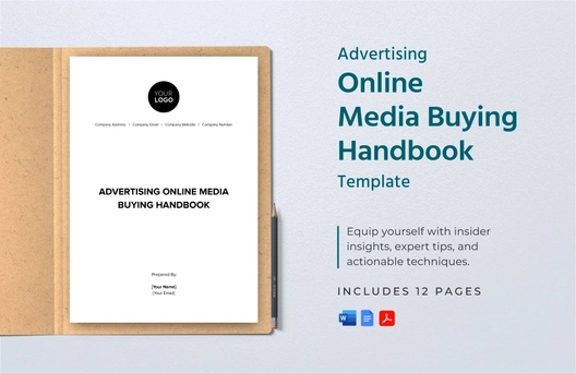 Advertising Online Media Buying Handbook Template