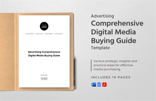 Advertising Comprehensive Digital Media Buying Guide Template