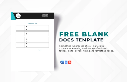 Blank Docs Template