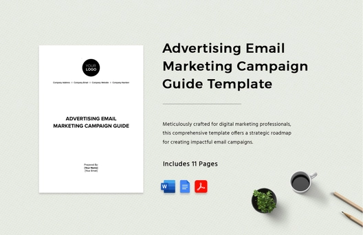 Advertising Email Marketing Campaign Guide Template