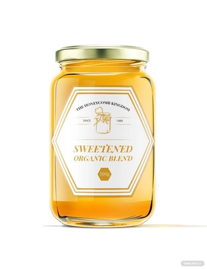 Honey Bottle Label Template
