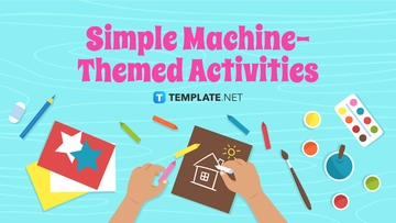 Free Simple Machine-themed Activities Template to Edit Online