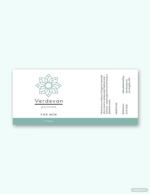 Product Label Template