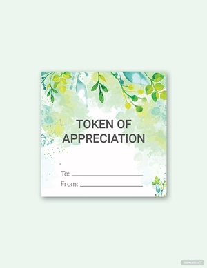Watercolor Labels and Gift Tag Template