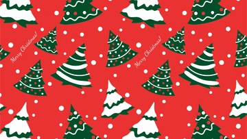 Free Christmas Tree Pattern Template to Edit Online