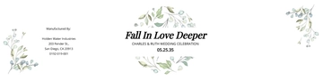 Free Wedding Water Bottle Label Template to Edit Online