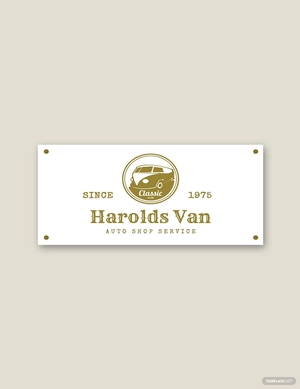 White and Gold Vintage Label Template