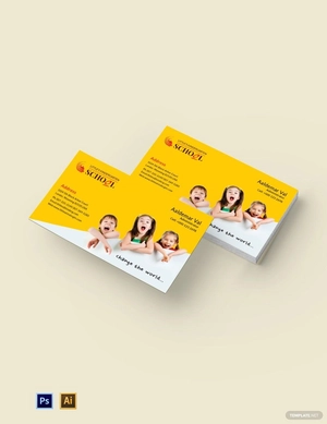 Kindergarten Business Card Template