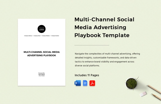 Multi-Channel Social Media Advertising Playbook Template