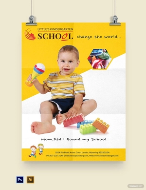Kindergarten Poster Template