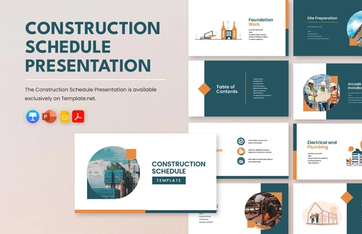Construction Schedule Template Construction Schedule Template