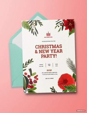 Holiday Party Invitation Template