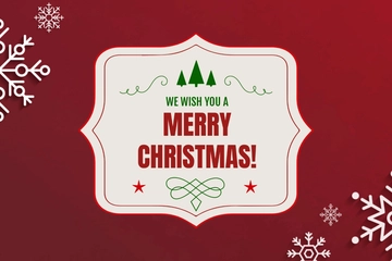 Free Merry Christmas  Label Template to Edit Online Free Merry Christmas  Label Template to Edit Online