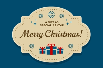 Free Christmas Gift Label Template to Edit Online Free Christmas Gift Label Template to Edit Online