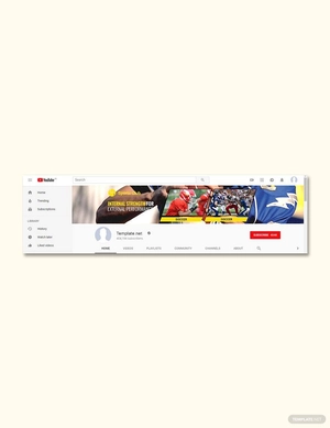 Sports YouTube Cover Template