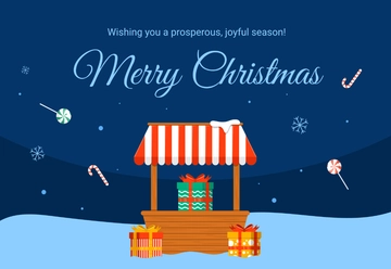 Free Small Business Christmas Note Template to Edit Online