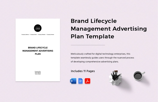 Brand Lifecycle Management Advertising Plan Template