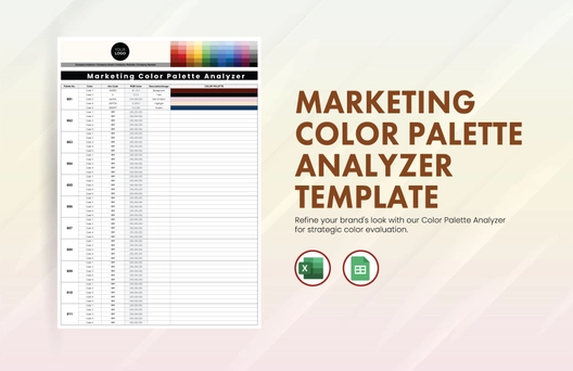 Marketing Color Palette Analyzer Template