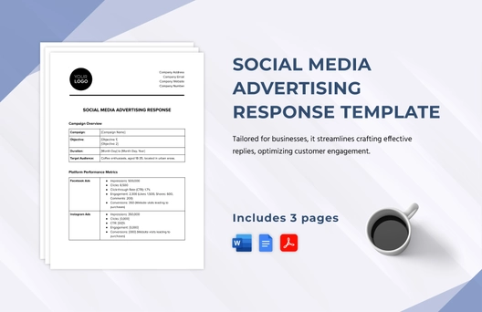 Social Media Advertising Response Template