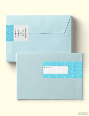 Wedding Lace Wrap Address Label Template