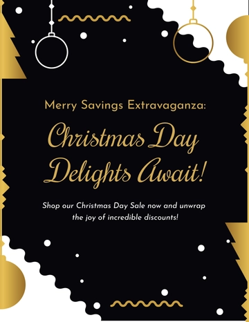 Free Christmas Day Sale Template to Edit Online