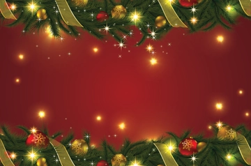 Free Blank Red Christmas Banner Template to Edit Online